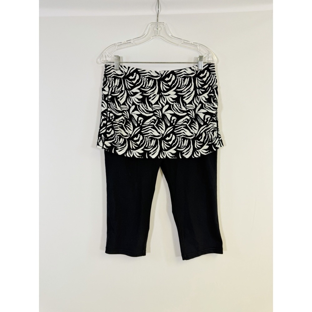 Coolibar Capri Skirted Leggings Womens Large UPF‎ 50+ Sun Protection Active